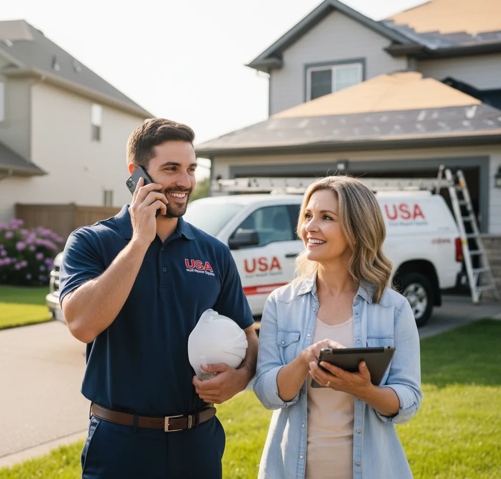 USA Roof Repair Experts customer support in Milledgeville